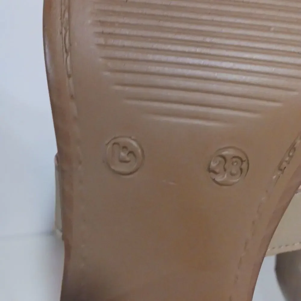 Alma Milano zip back ankle wrap sandals 38/7